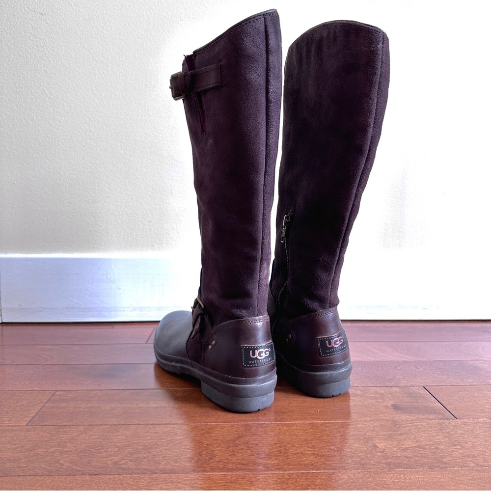 UGG Australia Dark Brown Boots with buckles, size 8.5 waterproof - Picture 3 of 16